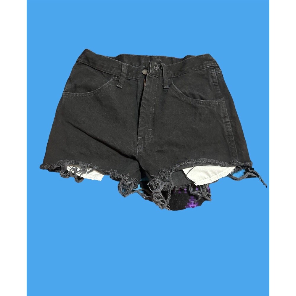 Rustler Vintage Black Cutoff Shorts